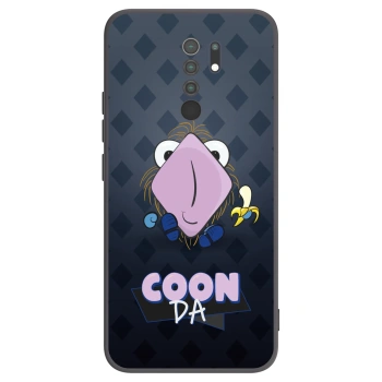 Picasee silikónový čierny obal pre Xiaomi Redmi 9 - COONDA chlupatka - tmavá