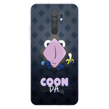 Picasee silikónový prehľadný obal pre Xiaomi Redmi 9 - COONDA chlupatka - tmavá