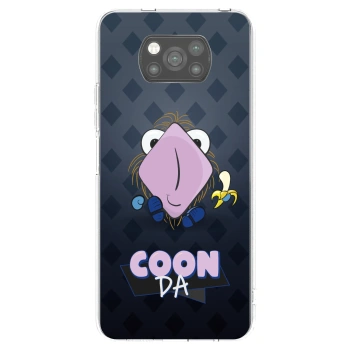 Picasee silikónový čierny obal pre Xiaomi Poco X3 - COONDA chlupatka - tmavá