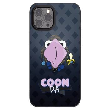 Picasee silikónový čierny obal pre Apple iPhone 12 Pro Max - COONDA chlupatka - tmavá