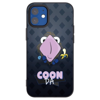 Picasee silikónový čierny obal pre Apple iPhone 12 mini - COONDA chlupatka - tmavá