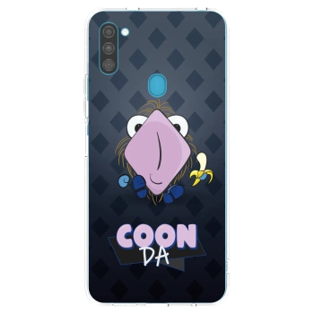 Picasee silikónový prehľadný obal pre Samsung Galaxy M11 - COONDA chlupatka - tmavá