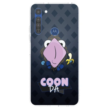 Obal pre Motorola Moto G8 - COONDA chlupatka - tmavá