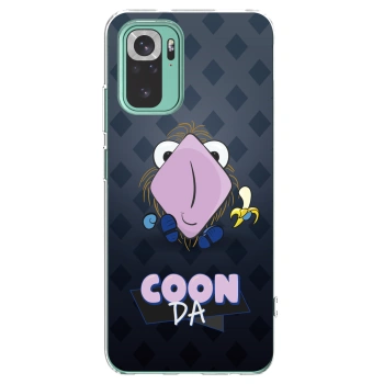 Picasee silikónový prehľadný obal pre Xiaomi Redmi Note 10 Pro - COONDA chlupatka - tmavá
