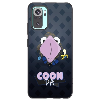 Picasee silikónový čierny obal pre Xiaomi Redmi Note 10 Pro - COONDA chlupatka - tmavá