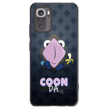 Picasee silikónový čierny obal pre Xiaomi Redmi Note 10S - COONDA chlupatka - tmavá