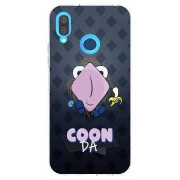 Picasee silikónový prehľadný obal pre Huawei P20 Lite - COONDA chlupatka - tmavá