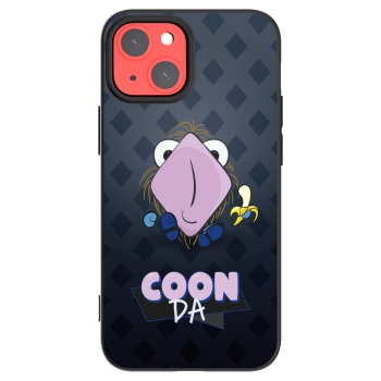 Picasee silikónový čierny obal pre Apple iPhone 13 mini - COONDA chlupatka - tmavá