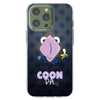 Picasee silikónový prehľadný obal pre Apple iPhone 13 Pro - COONDA chlupatka - tmavá