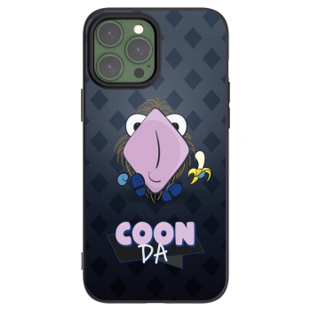 Picasee silikónový čierny obal pre Apple iPhone 13 Pro Max - COONDA chlupatka - tmavá