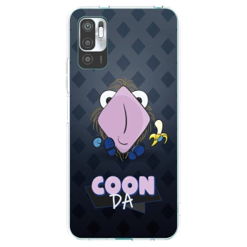 Picasee silikónový prehľadný obal pre Xiaomi Redmi Note 10 5G - COONDA chlupatka - tmavá