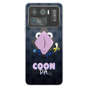 Picasee silikónový prehľadný obal pre Xiaomi Mi 11 Ultra - COONDA chlupatka - tmavá