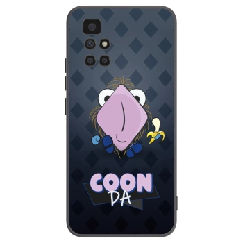 Picasee silikónový čierny obal pre Xiaomi Redmi 10 - COONDA chlupatka - tmavá