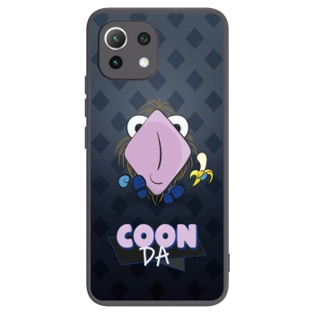 Picasee silikónový čierny obal pre Xiaomi 11 Lite 5G NE - COONDA chlupatka - tmavá