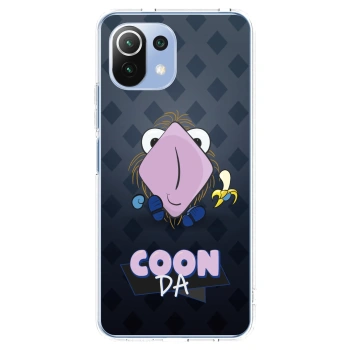 Picasee silikónový prehľadný obal pre Xiaomi 11 Lite 5G NE - COONDA chlupatka - tmavá