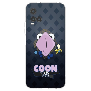 Picasee silikónový prehľadný obal pre Vivo Y33s - COONDA chlupatka - tmavá