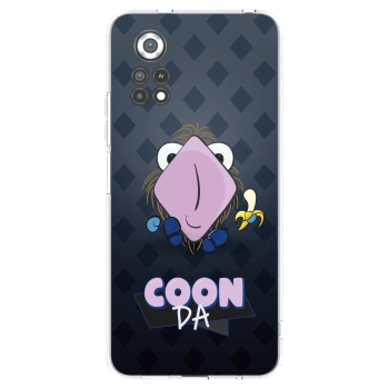 Picasee silikónový prehľadný obal pre Xiaomi Poco X4 Pro 5G - COONDA chlupatka - tmavá
