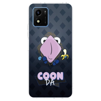 Picasee silikónový prehľadný obal pre Vivo Y01 - COONDA chlupatka - tmavá