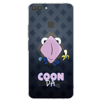 Picasee silikónový prehľadný obal pre Huawei P Smart - COONDA chlupatka - tmavá