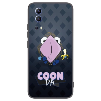 Picasee silikónový čierny obal pre Vivo Y52 5G - COONDA chlupatka - tmavá