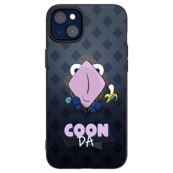 Picasee silikónový čierny obal pre Apple iPhone 14 Plus - COONDA chlupatka - tmavá