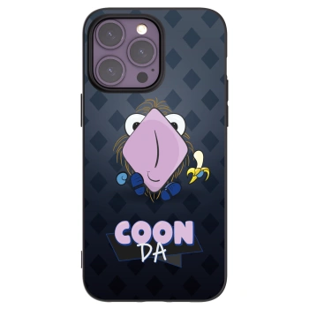 Picasee silikónový čierny obal pre Apple iPhone 14 Pro Max - COONDA chlupatka - tmavá