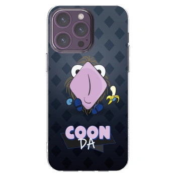 Picasee silikónový prehľadný obal pre Apple iPhone 14 Pro Max - COONDA chlupatka - tmavá