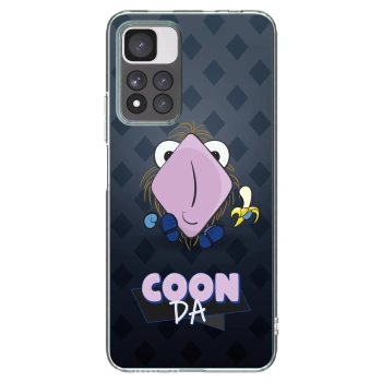 Picasee silikónový prehľadný obal pre Xiaomi Redmi Note 11 Pro+ 5G - COONDA chlupatka - tmavá