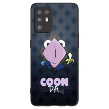 Picasee silikónový čierny obal pre OPPO A94 5G - COONDA chlupatka - tmavá