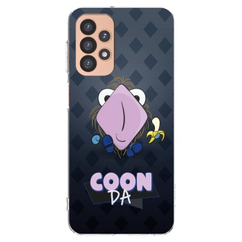 Picasee silikónový prehľadný obal pre Samsung Galaxy A23 A236B 5G - COONDA chlupatka - tmavá