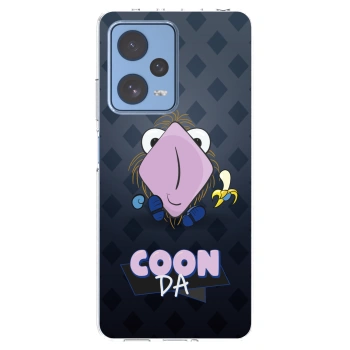 Picasee silikónový prehľadný obal pre Xiaomi Redmi Note 12 Pro 5G - COONDA chlupatka - tmavá