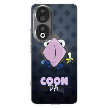 Picasee silikónový prehľadný obal pre Honor 90 5G - COONDA chlupatka - tmavá