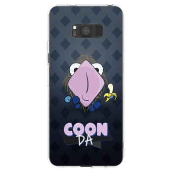Picasee silikónový prehľadný obal pre Samsung Galaxy S8 G950F - COONDA chlupatka - tmavá