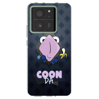 Picasee silikónový prehľadný obal pre Xiaomi 13T Pro - COONDA chlupatka - tmavá