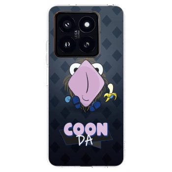 Picasee silikónový prehľadný obal pre Xiaomi 14 Pro - COONDA chlupatka - tmavá