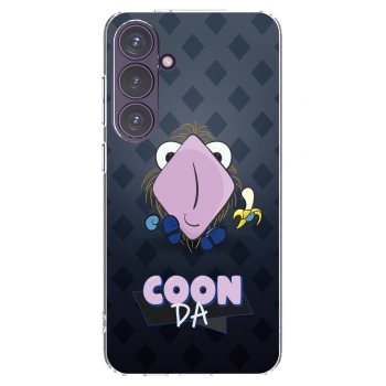 Picasee silikónový prehľadný obal pre Samsung Galaxy S24+ S926B 5G - COONDA chlupatka - tmavá