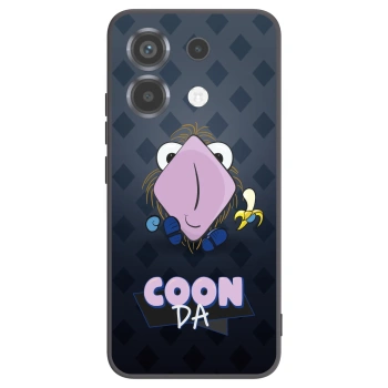 Picasee silikónový čierny obal pre Xiaomi Poco X6 - COONDA chlupatka - tmavá