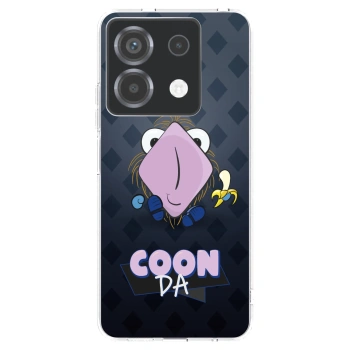 Picasee silikónový prehľadný obal pre Xiaomi Poco X6 - COONDA chlupatka - tmavá