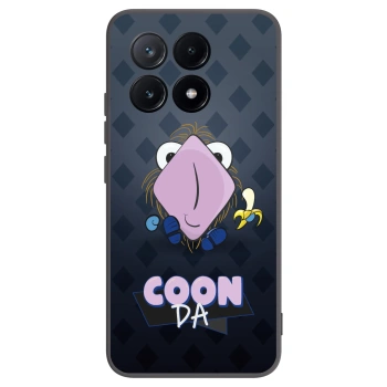 Picasee silikónový čierny obal pre Xiaomi Poco X6 Pro - COONDA chlupatka - tmavá