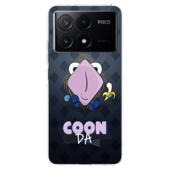 Picasee silikónový prehľadný obal pre Xiaomi Poco X6 Pro - COONDA chlupatka - tmavá