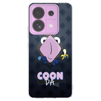 Picasee silikónový prehľadný obal pre Xiaomi Redmi Note 13 Pro 5G - COONDA chlupatka - tmavá