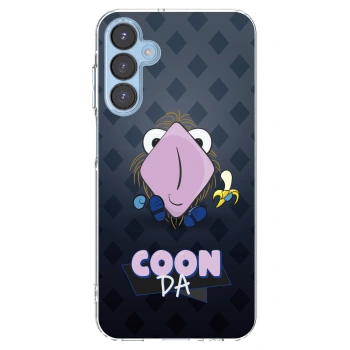 Picasee silikónový prehľadný obal pre Samsung Galaxy A15 A156B 5G - COONDA chlupatka - tmavá