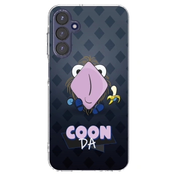 Picasee silikónový prehľadný obal pre Samsung Galaxy A15 A155F 4G - COONDA chlupatka - tmavá