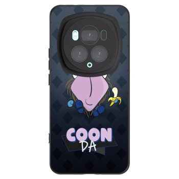 Picasee silikónový čierny obal pre Honor Magic6 Pro - COONDA chlupatka - tmavá