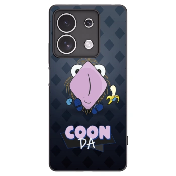 Picasee silikónový čierny obal pre Xiaomi Redmi Note 13 4G - COONDA chlupatka - tmavá