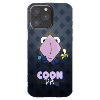 Picasee silikónový prehľadný obal pre Apple iPhone 16 Pro Max - COONDA chlupatka - tmavá