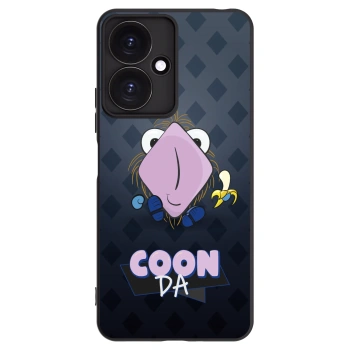 Picasee silikónový čierny obal pre Xiaomi Redmi 13C 5G - COONDA chlupatka - tmavá