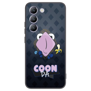 Picasee silikónový čierny obal pre Vivo V40 SE 5G - COONDA chlupatka - tmavá