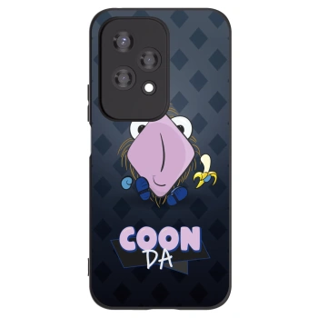 Picasee silikónový čierny obal pre Honor 200 Lite - COONDA chlupatka - tmavá
