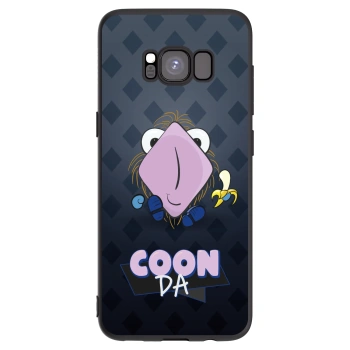 Picasee silikónový čierny obal pre Samsung Galaxy S8 G950F - COONDA chlupatka - tmavá